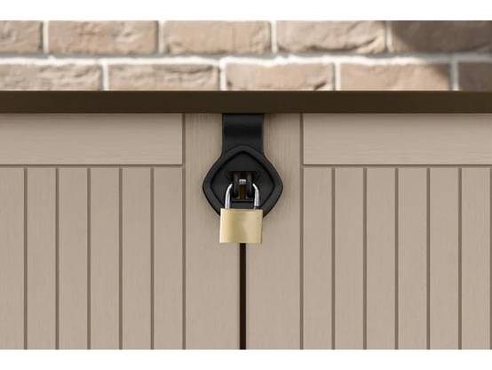 Coffre de jardin en résine Multifonctions 880L keter Beige - Image 14