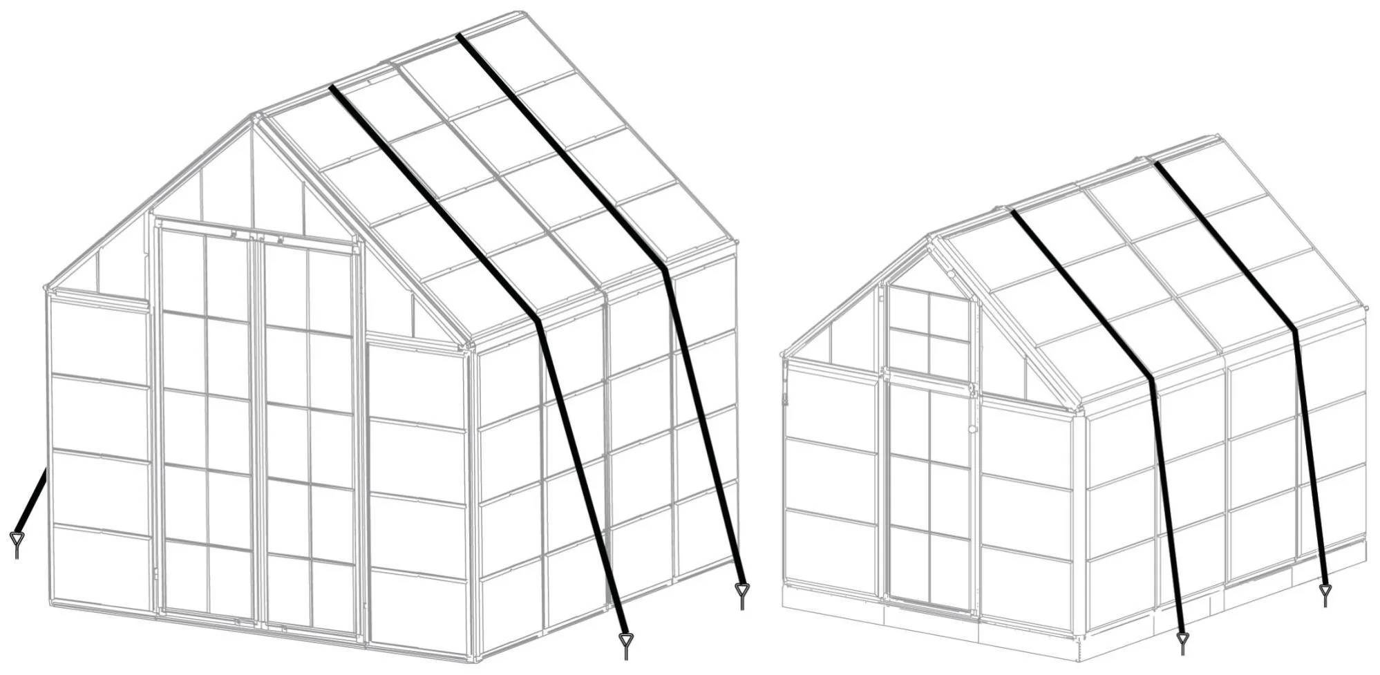 Kit d'ancrage Serre et Abris de Jardin - PALRAM - Image 11