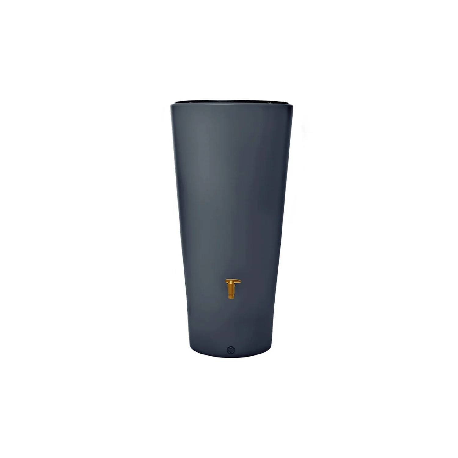Graf - Récupérateur d'eau de pluie 220L mural robinet et collecteur inclus 2en1 gris graphite Vaso - GRAF - Image 3