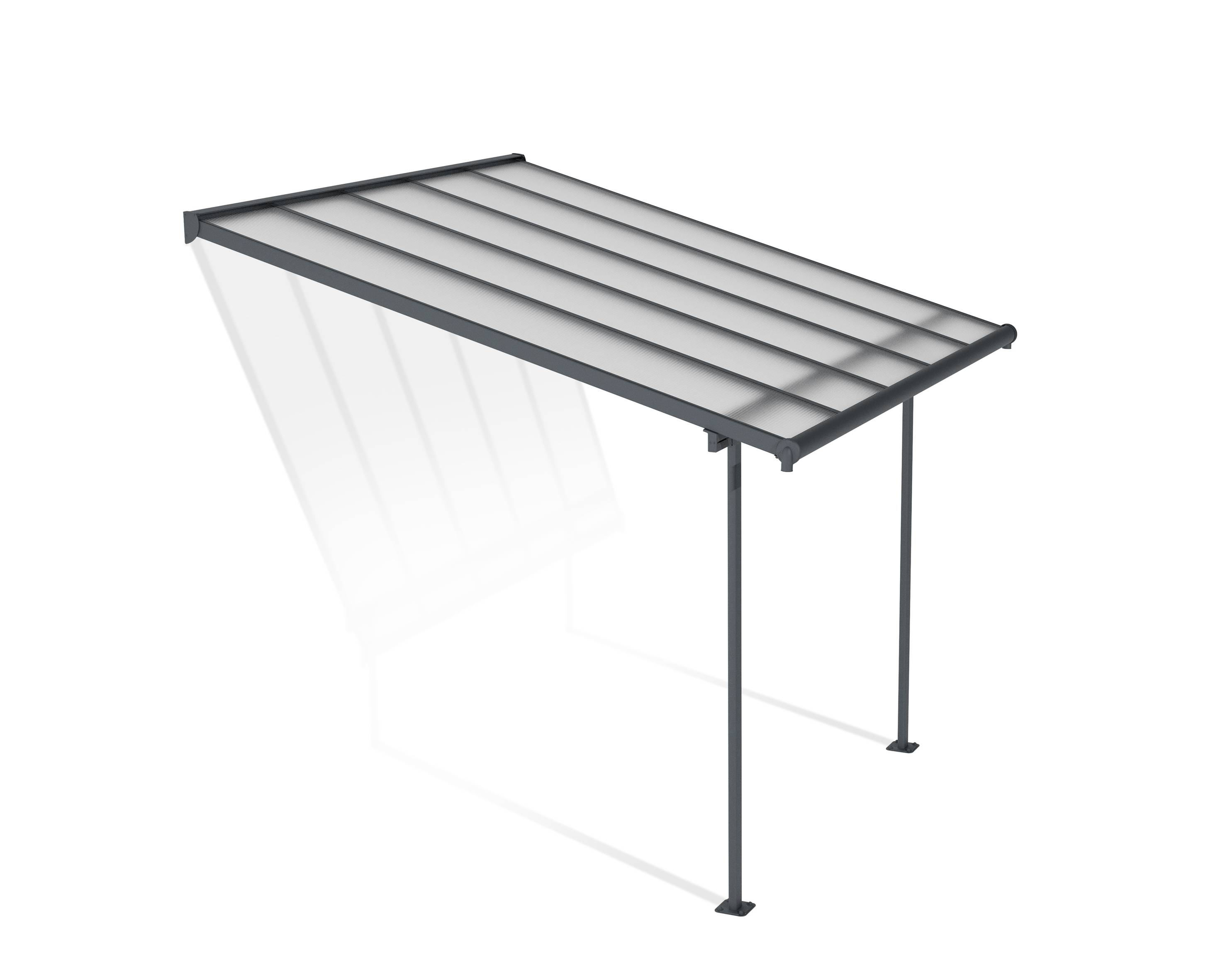 Canopia by Palram - Pergola Adossée Aluminium Gris - PALRAM CANOPIA - Image 1