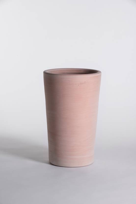 Cuvier Vase Terre Cuite Naturel L 42 cm H 71 cm – GOICOECHEA - Image 1