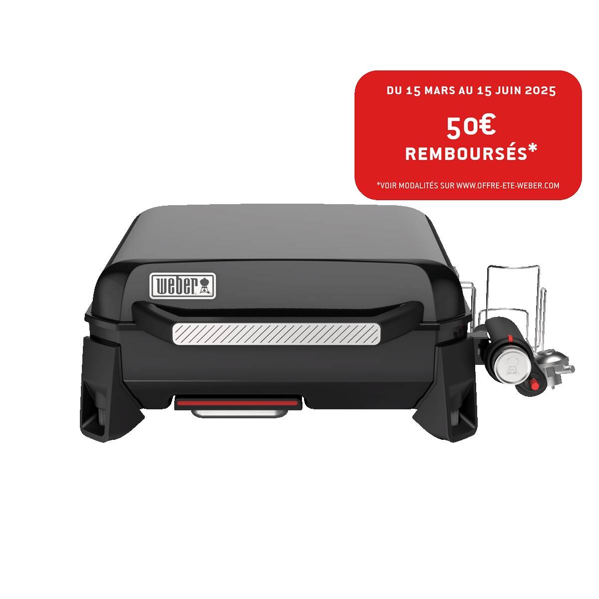 Weber - Plancha Gaz avec couvercle 43cm WEBER - Imagen 4