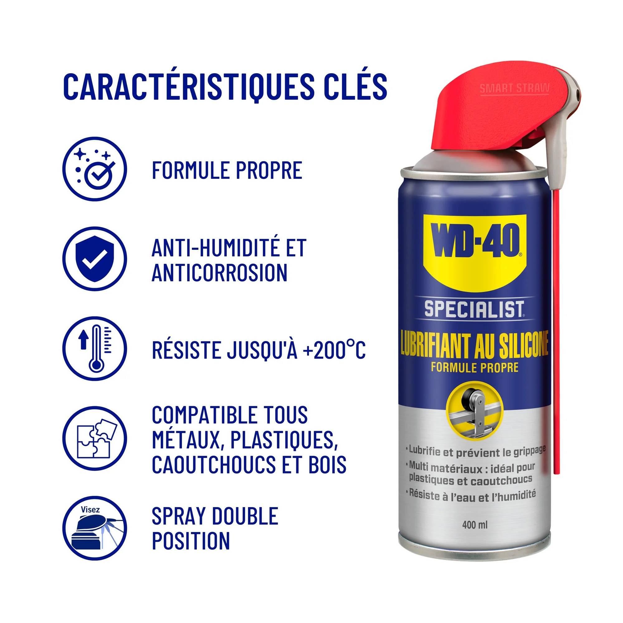 Lubrifiant au silicone - WD-40 - Image 3
