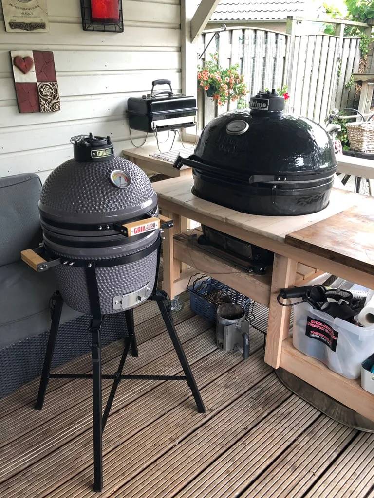 Grill guru - Chariot Barbecue Acier 63 x 12 x 78 cm GG210 Compact High Level Stand – GRILL GURU - Image 2