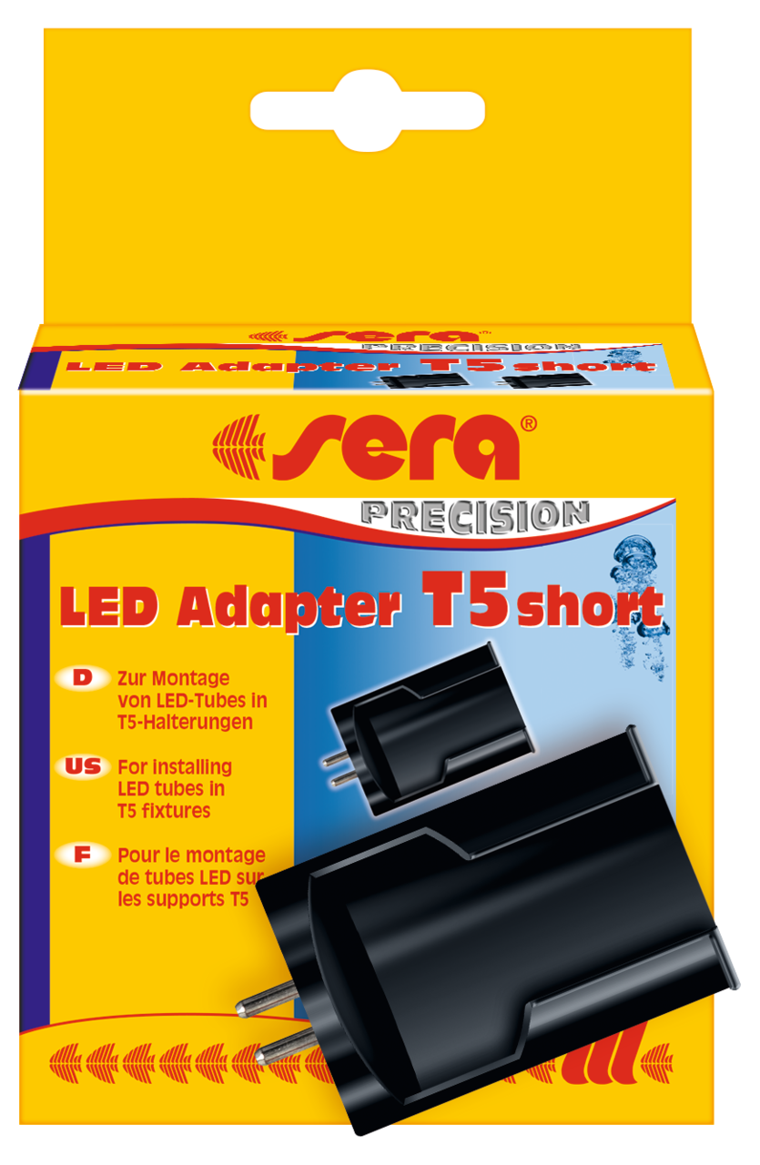 Sera - Adaptateur LED adaptable pour tubes fluorescents T5 courts - Sera