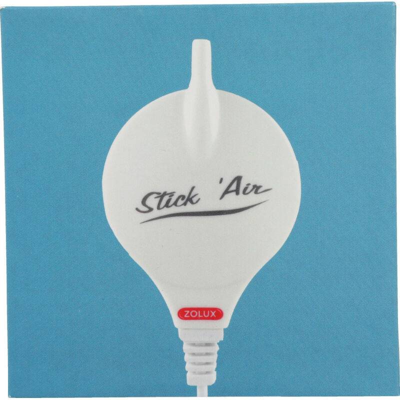 Bulleur aérateur blanc pour aquarium 1.5W débit 18.6 L/h L.11 cm l.3 cm H.12 cm - Zolux - Imagen 5