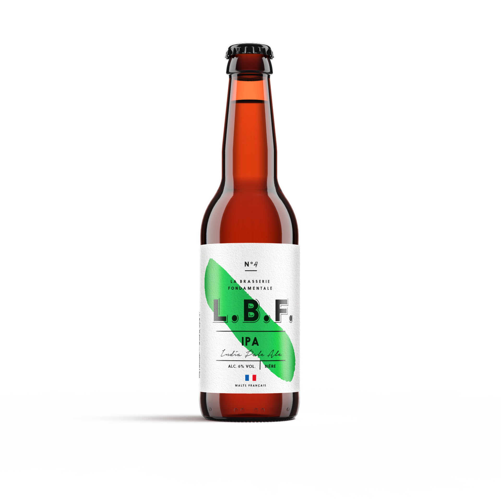 L.B.F. - Bière IPA (India Pale Ale) 6° 33 cl -  L.B.F.