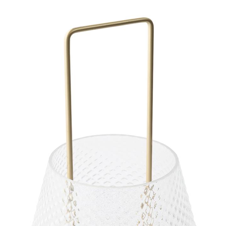 Ecloz - Lanterne en verre et laiton - H. 42 cm - ECLOZ - Imagen 4