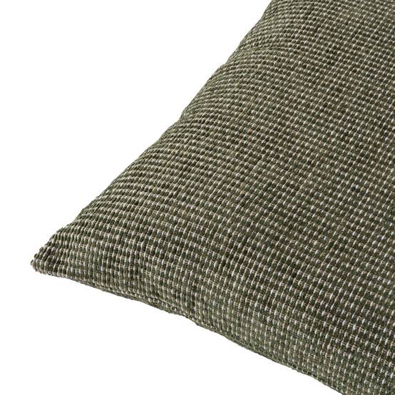 Ecloz - Coussin - écru et vert - 45 x 45 cm - ECLOZ - Image 3