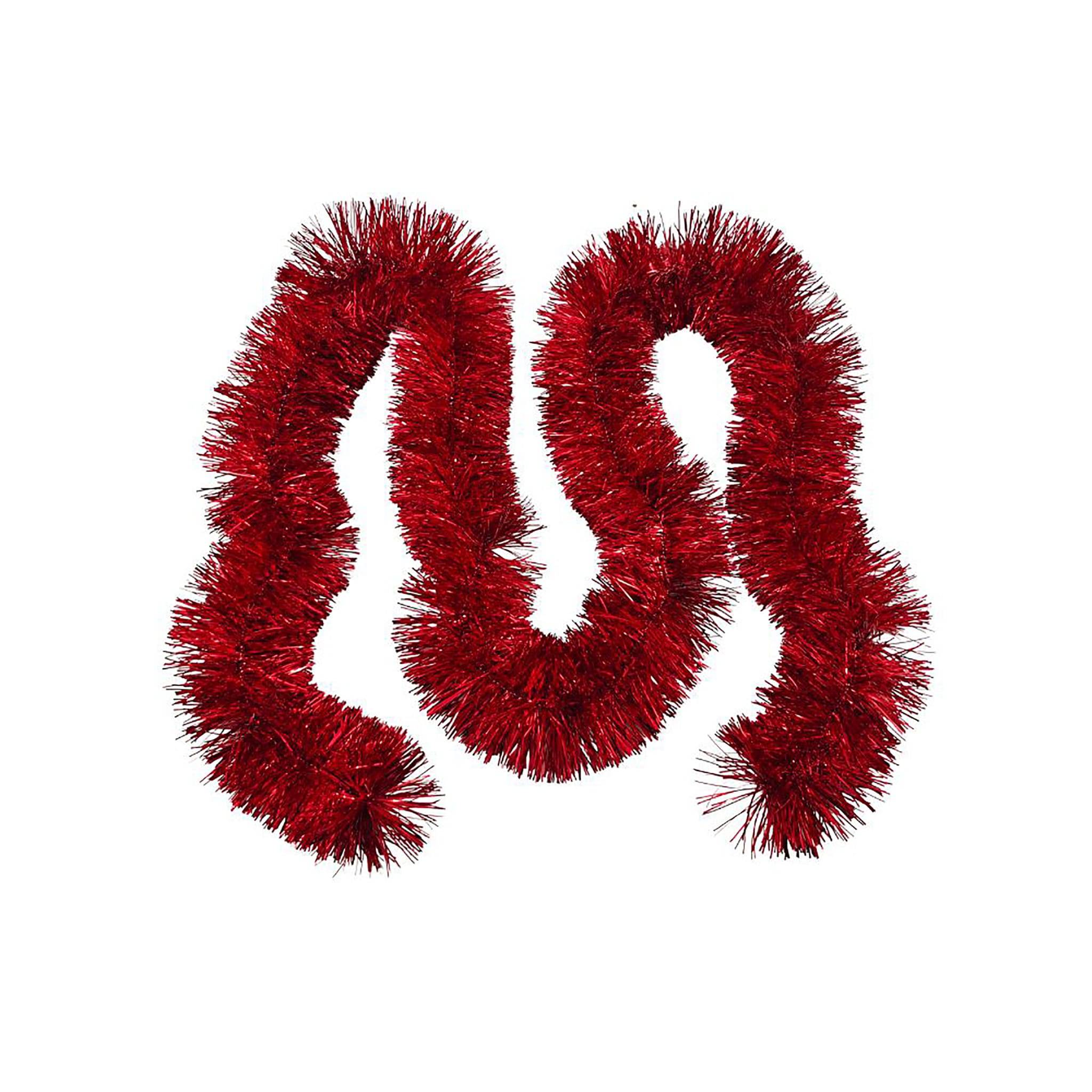 Ecloz - Guirlande de Noël scintillante - rouge - L. 200 cm - ECLOZ