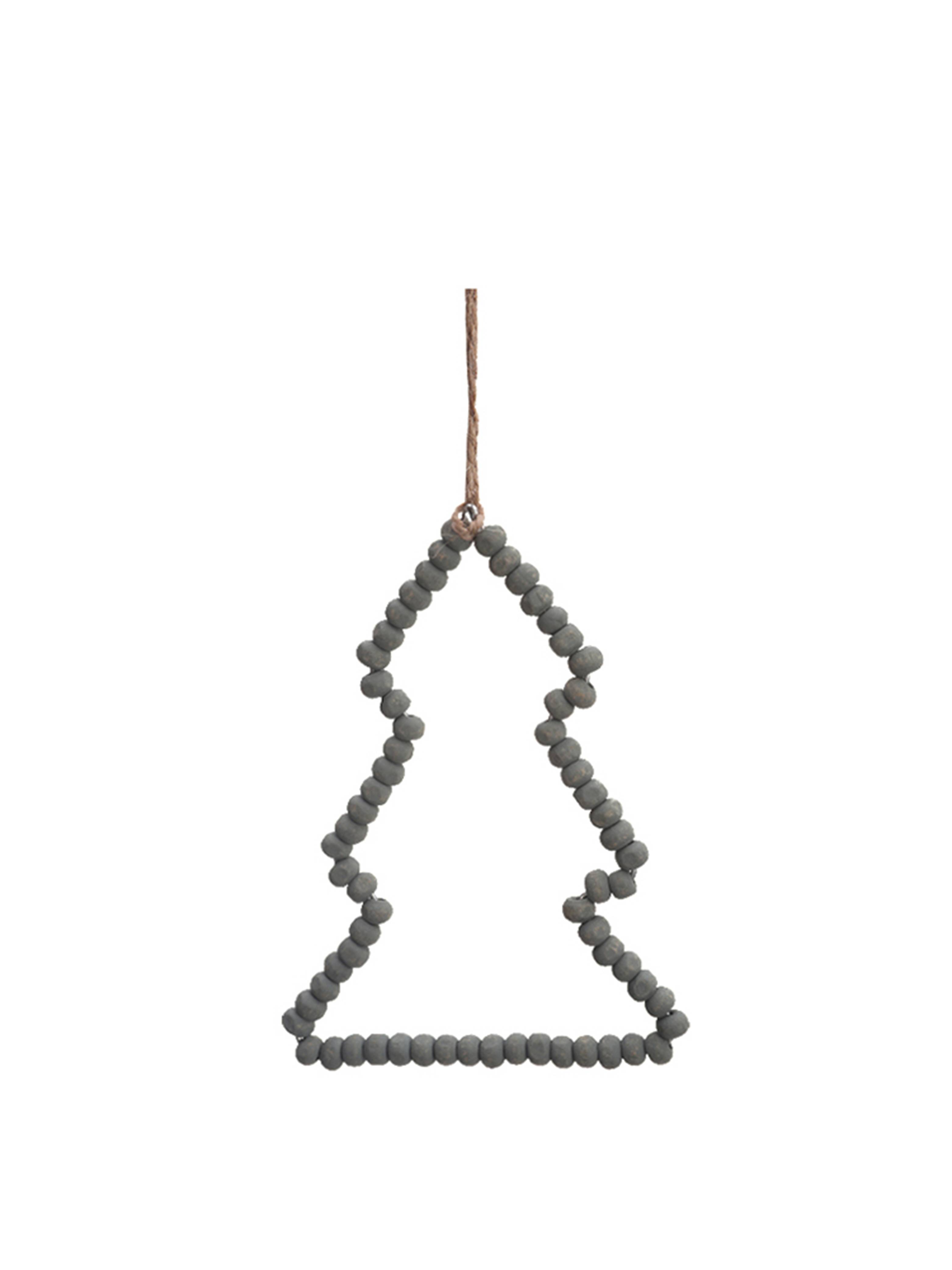 Ecloz - Suspension sapin en perles de bois - vert - ECLOZ