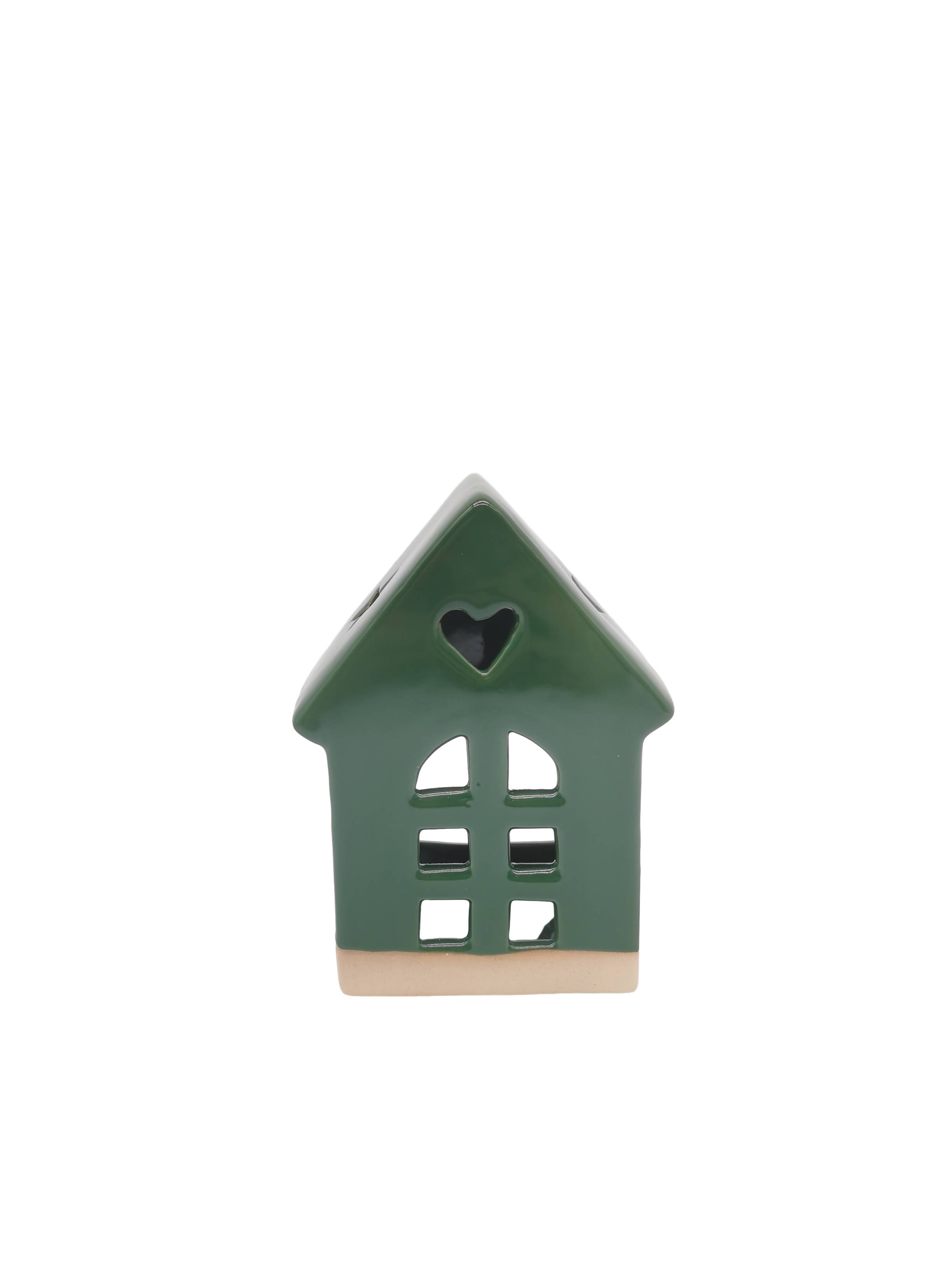 Ecloz - Photophore en forme de maison - vert - ECLOZ - Image 1