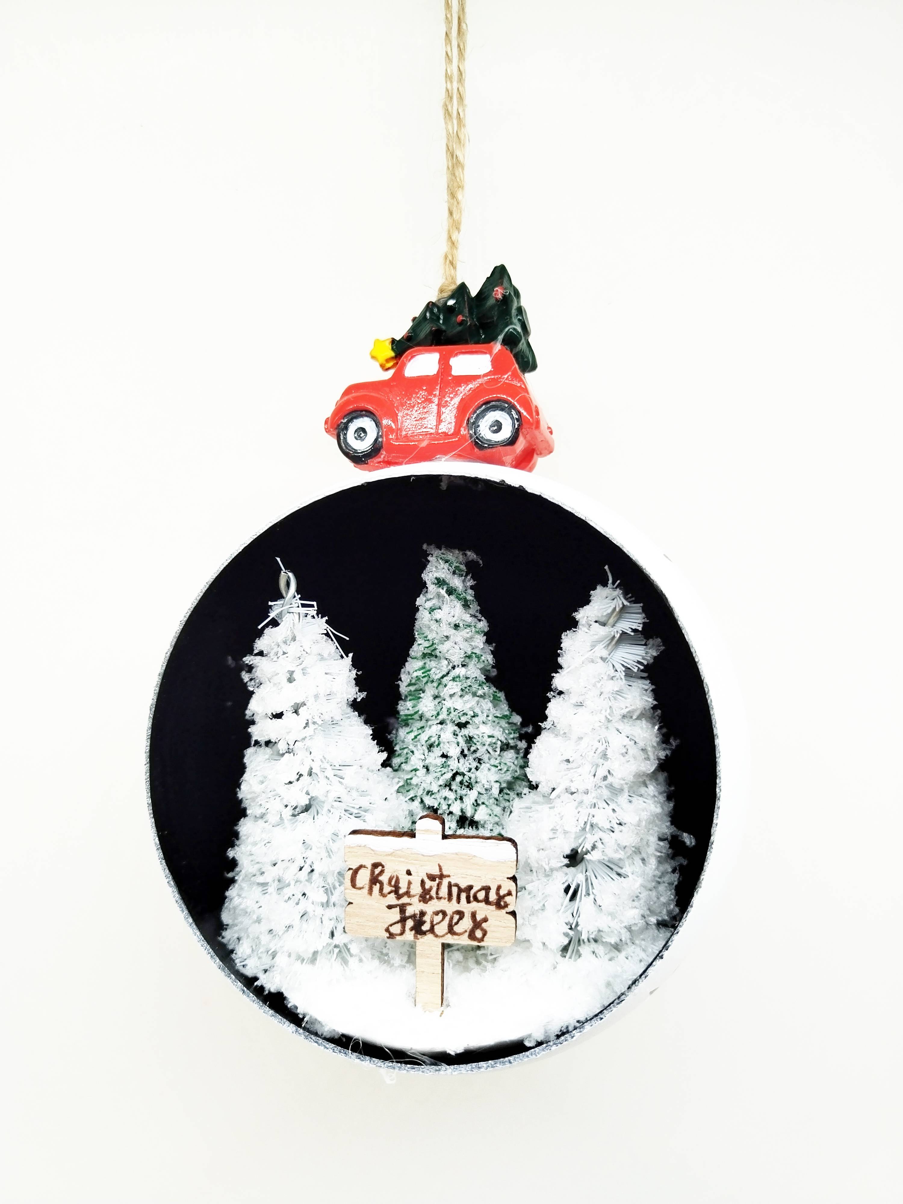 Ecloz - Boule de Noël sapins enneigés - ECLOZ