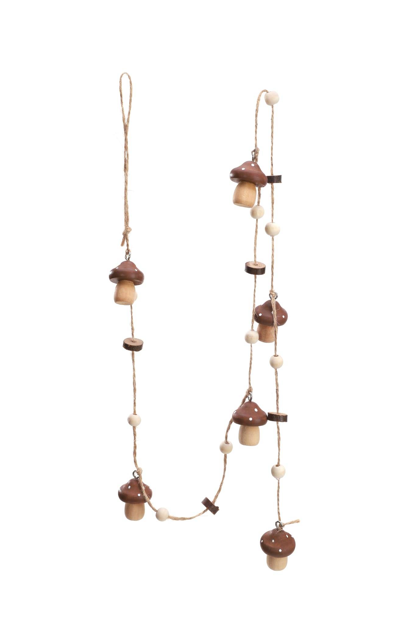 Ecloz - Guirlandes de champignons en bois - taupe, caramel et chocolat - ECLOZ - Imagen 2