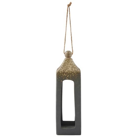 Ecloz - Lanterne en grès - anthracite - H. 32 cm - ECLOZ - Image 4