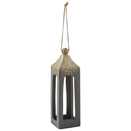 Ecloz - Lanterne en grès - anthracite - H. 32 cm - ECLOZ - Image 2