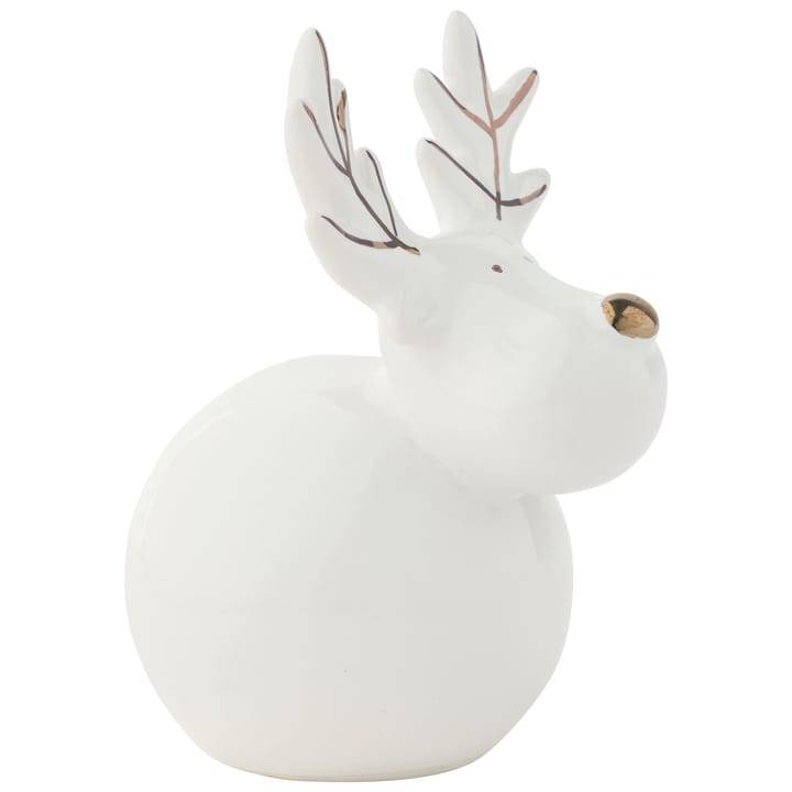 Ecloz - Décoration renne en céramique blanc H.13 cm - ECLOZ - Image 2