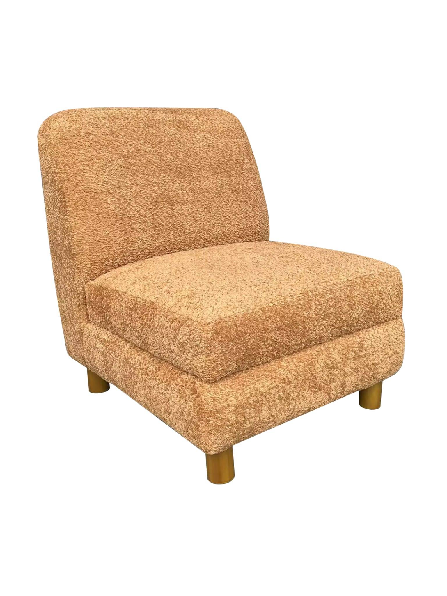 Ecloz - Fauteuil Derek marron L.71 x l.65 x H.67 cm - ECLOZ - Imagen 2