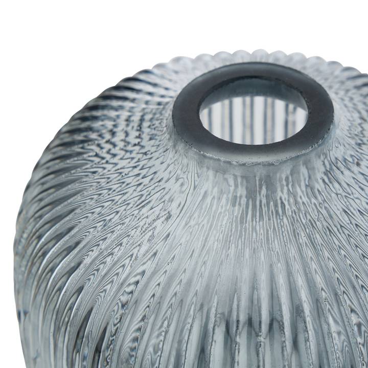 Ecloz - Soliflore en verre strié - bleu - ECLOZ - Imagen 4