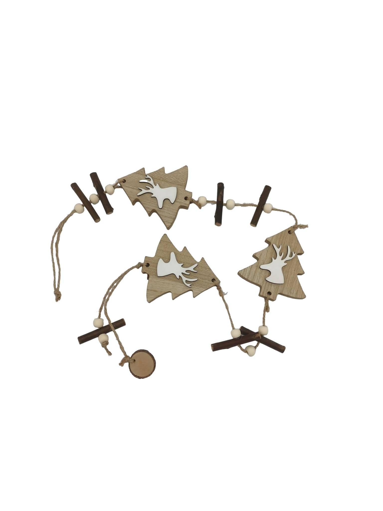Ecloz - Guirlande de table déco sapins en bois - ECLOZ