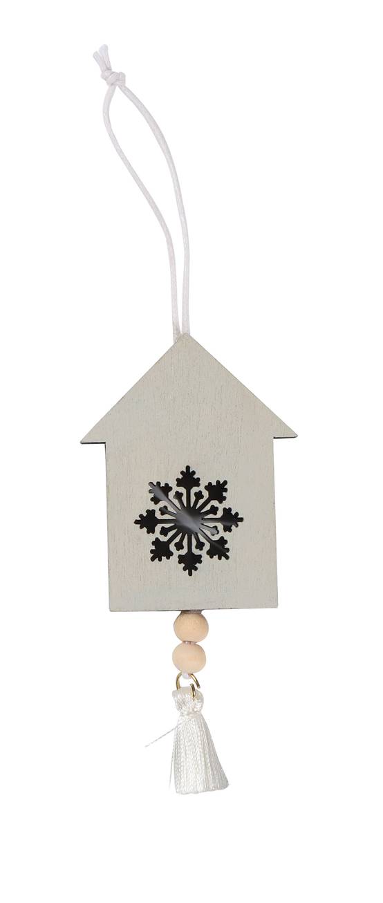 Ecloz - Suspension maison et flocon en bois - ECLOZ