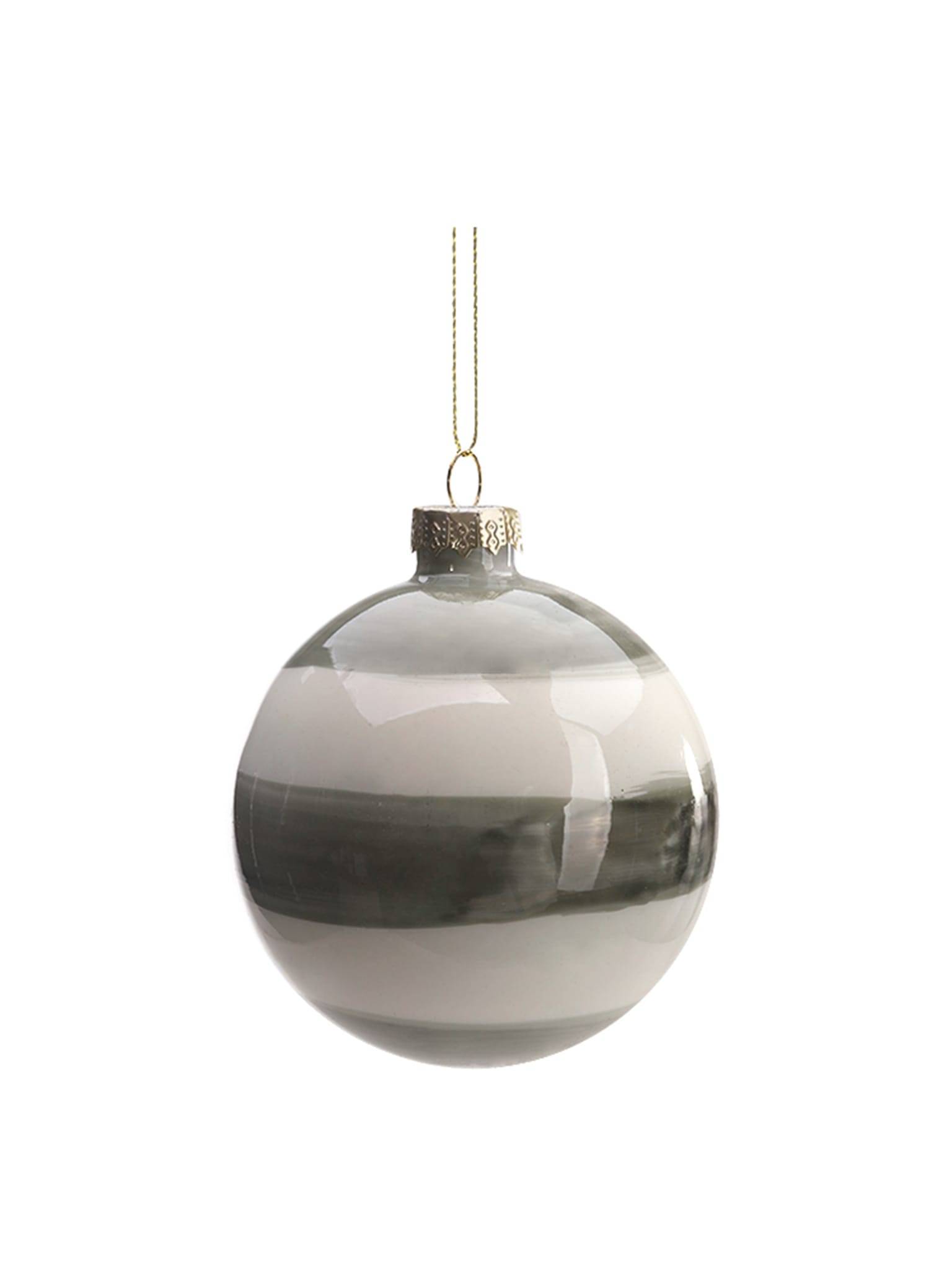 Ecloz - Boule de Noël - blanc et vert - ECLOZ - Image 1