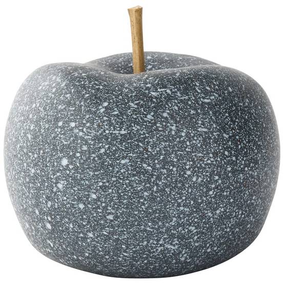 Ecloz - Pomme déco en ciment - gris et blanc - ECLOZ - Image 2