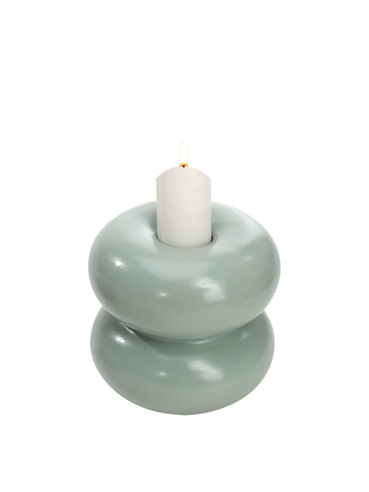 Ecloz - Bougeoir en porcelaine - bleu - ECLOZ - Image 1
