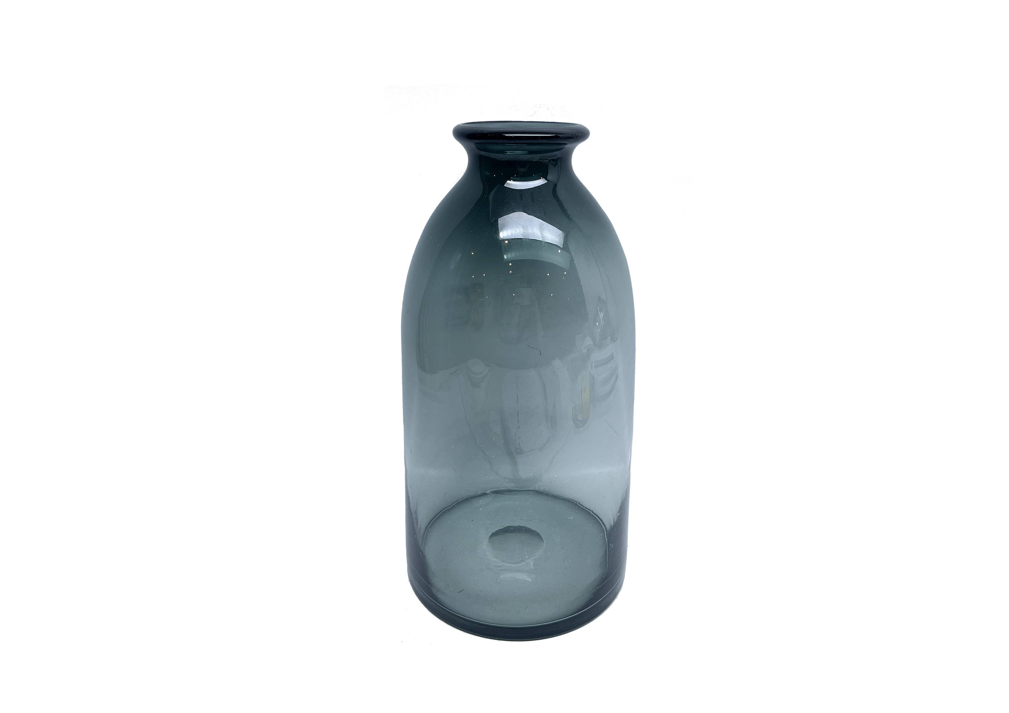 Ecloz - Vase en verre - gris bleuté - H. 35 cm -  ECLOZ