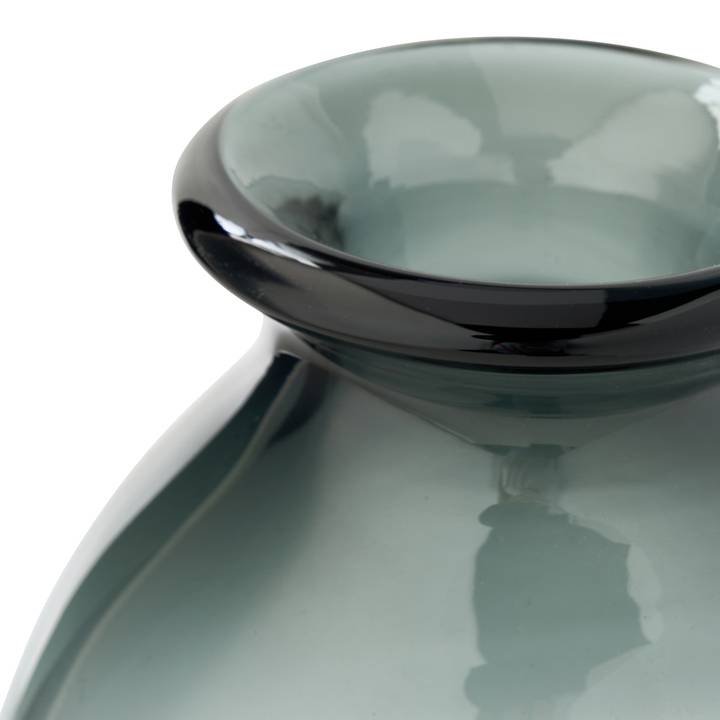 Ecloz - Vase en verre - gris bleuté - H. 35 cm -  ECLOZ - Imagen 3