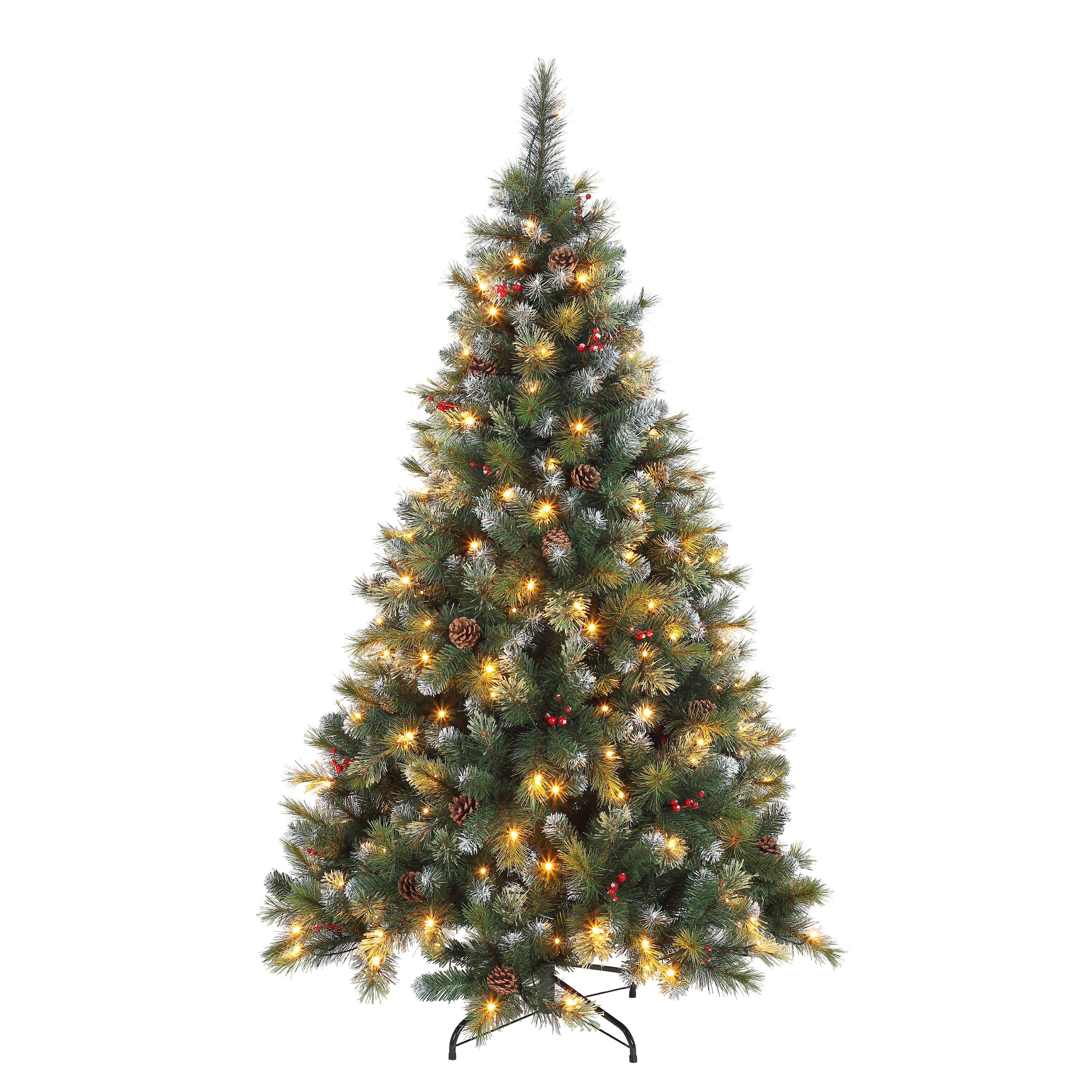 Ecloz - Árbol de Navidad artificial Valloire luminoso - 180 cm - ECLOZ
