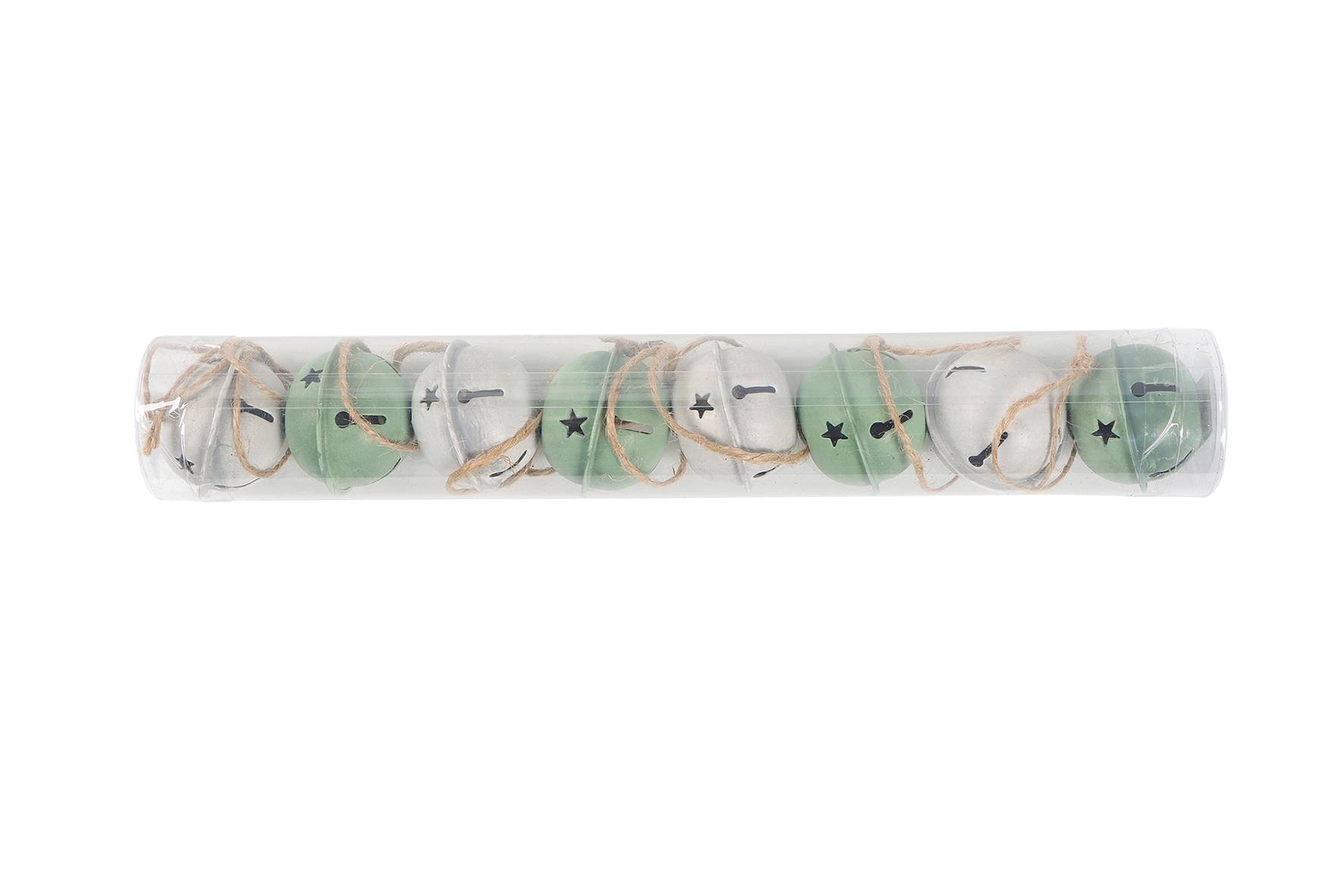 Ecloz - Lot de 8 grelots - vert et blanc - ECLOZ