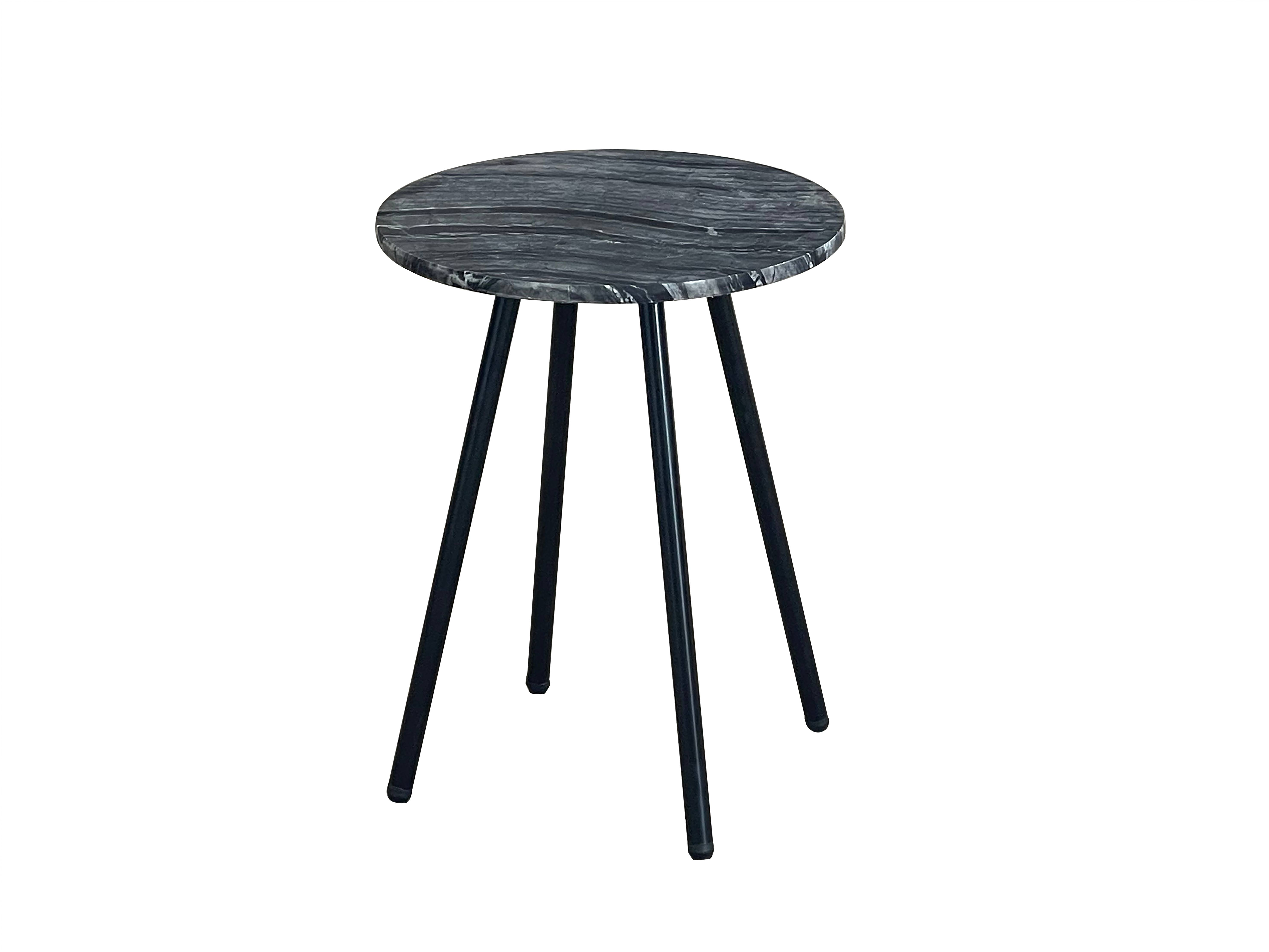 Ecloz - Table de service en marbre et en fer - ECLOZ