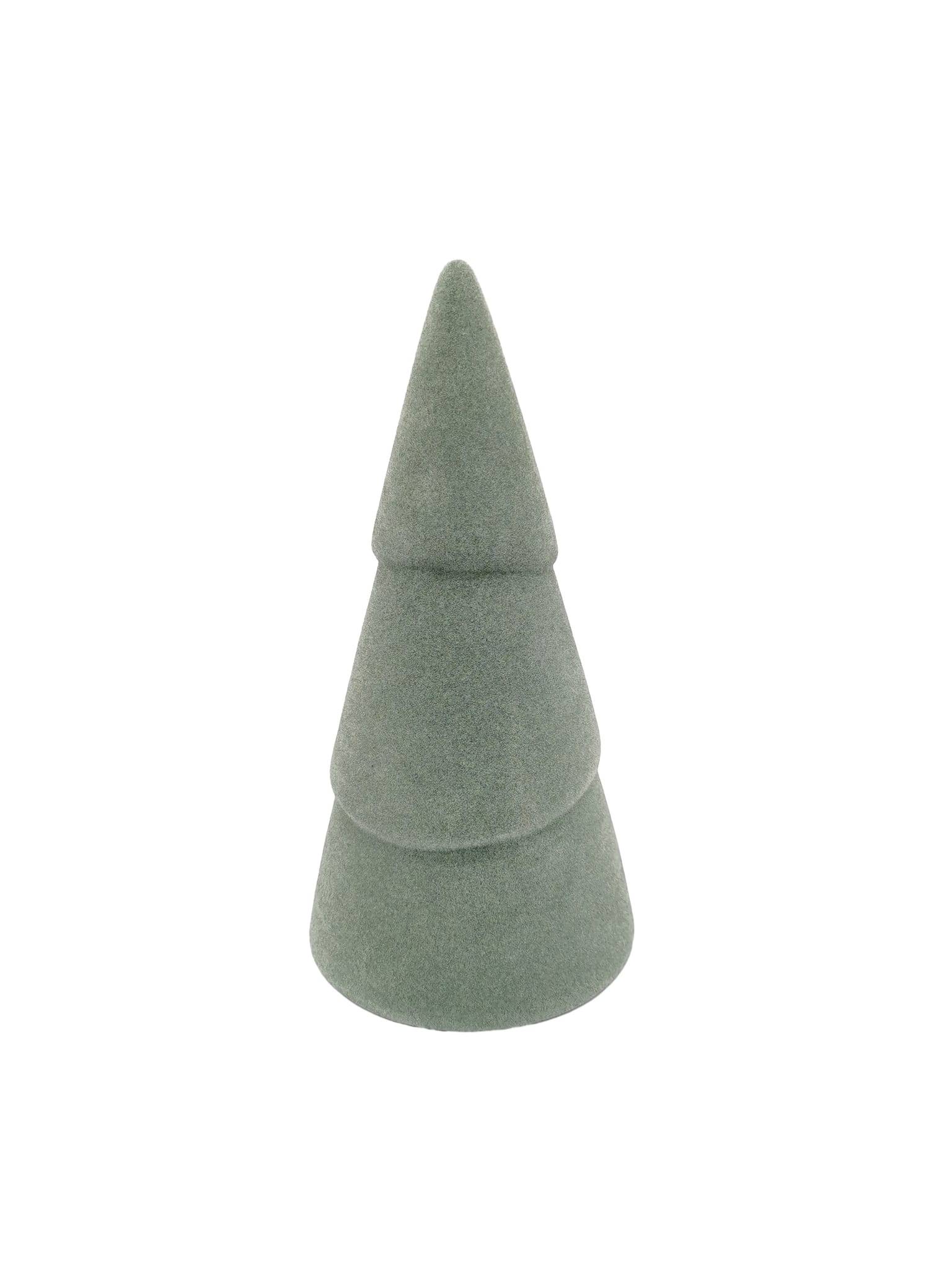 Ecloz - Sapin déco velours - vert amande - ECLOZ