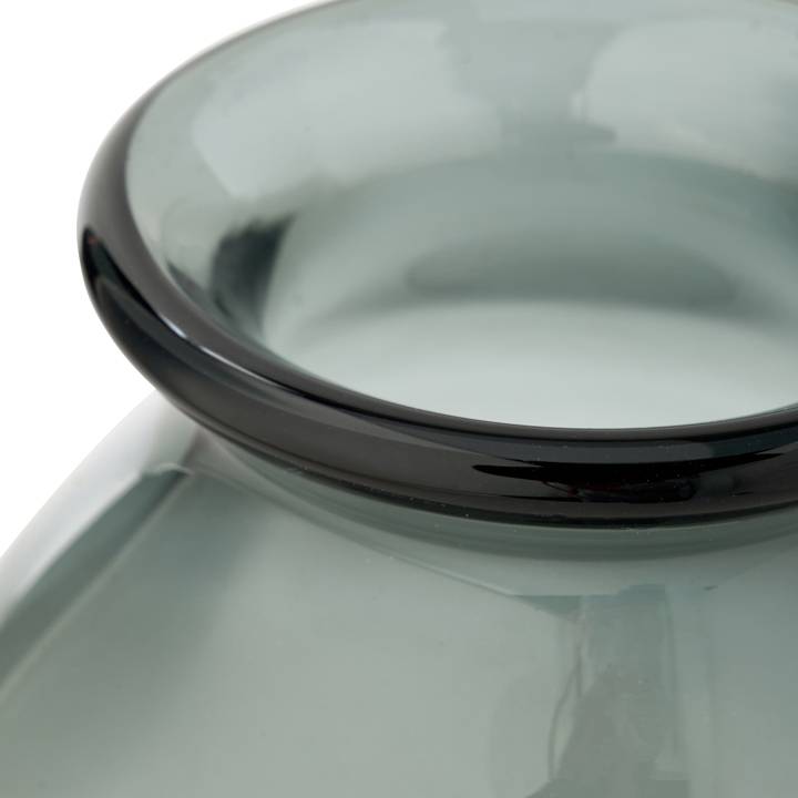 Ecloz - Vase en verre - gris bleuté - H. 24 cm -  ECLOZ - Imagen 2