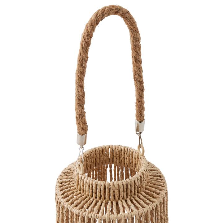 Ecloz - Lanterne avec ampoule en corde - beige  - ECLOZ - Imagen 2