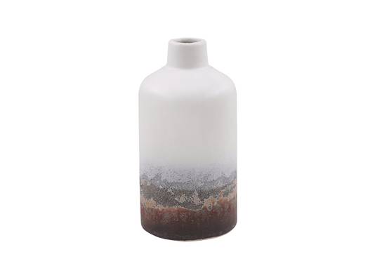 Ecloz - Soliflore en dolomite - blanc et marron - ECLOZ - Image 1