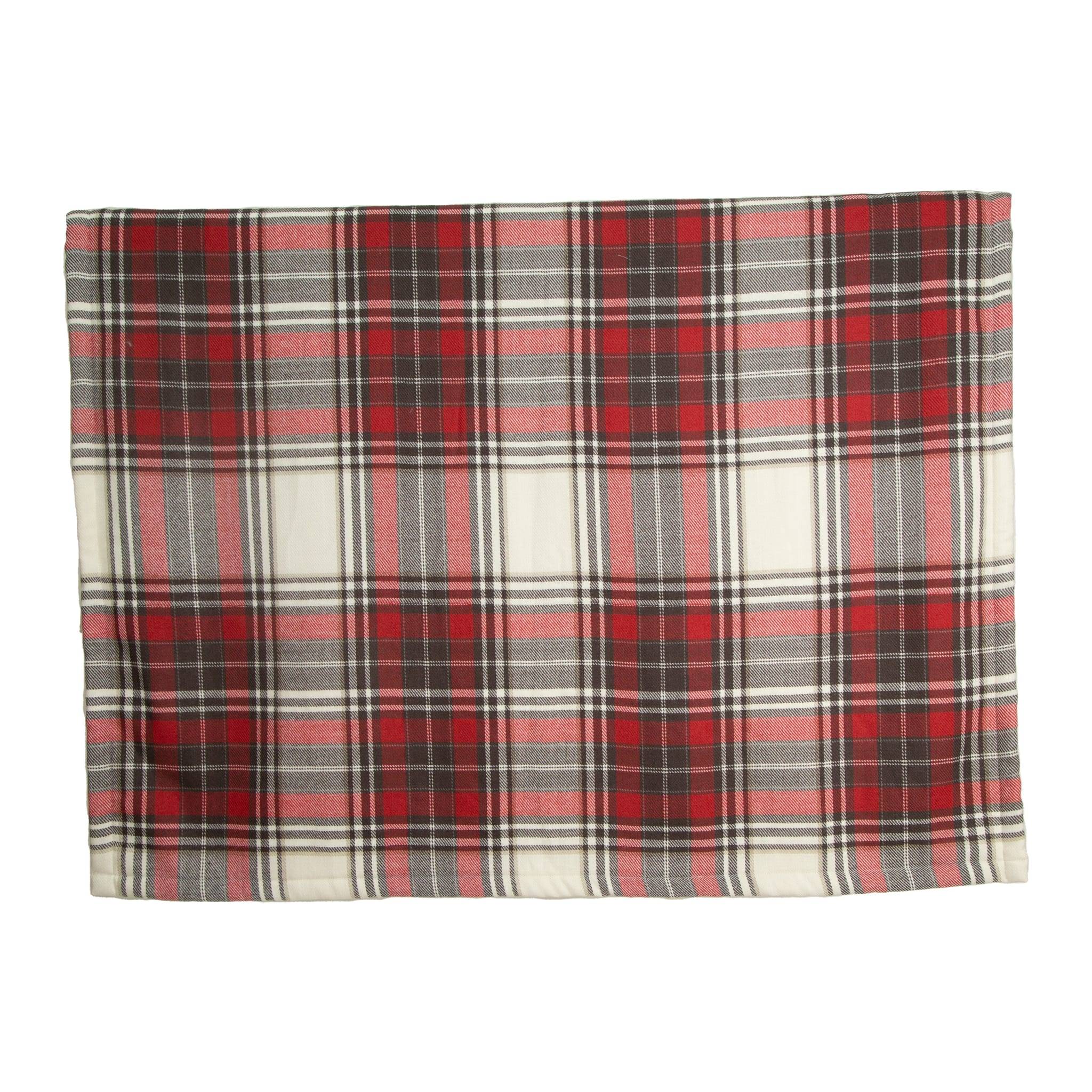 Ecloz - Plaid tartan sherpa - ECLOZ - Image 2