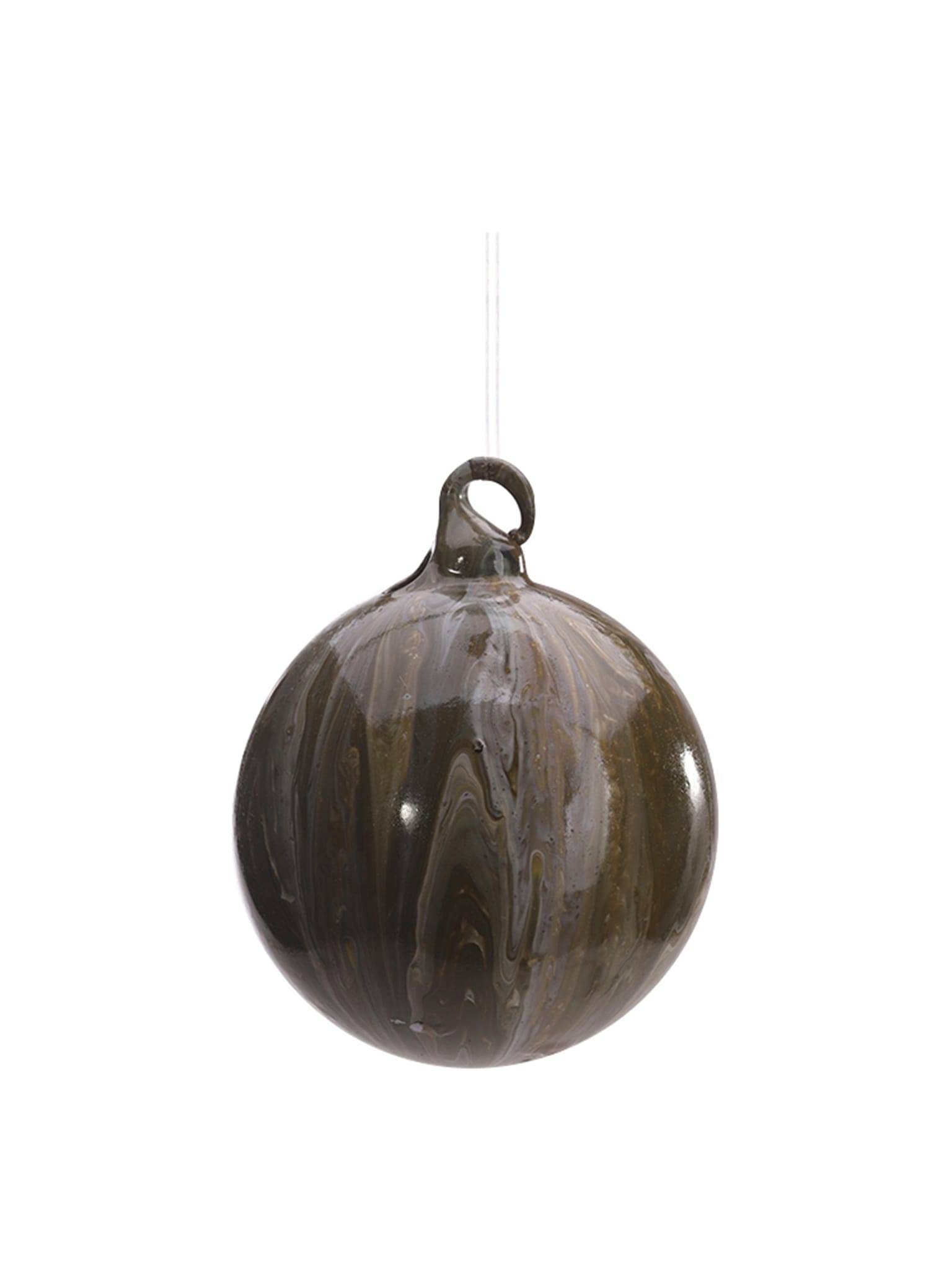Ecloz - Boule de Noël - reflet marron - Ø. 8 cm - ECLOZ