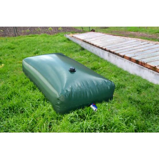 Jardibric - Récupérateur d'eau de pluie 3000L souple PVC vert - JARDIBRIC - Image 2