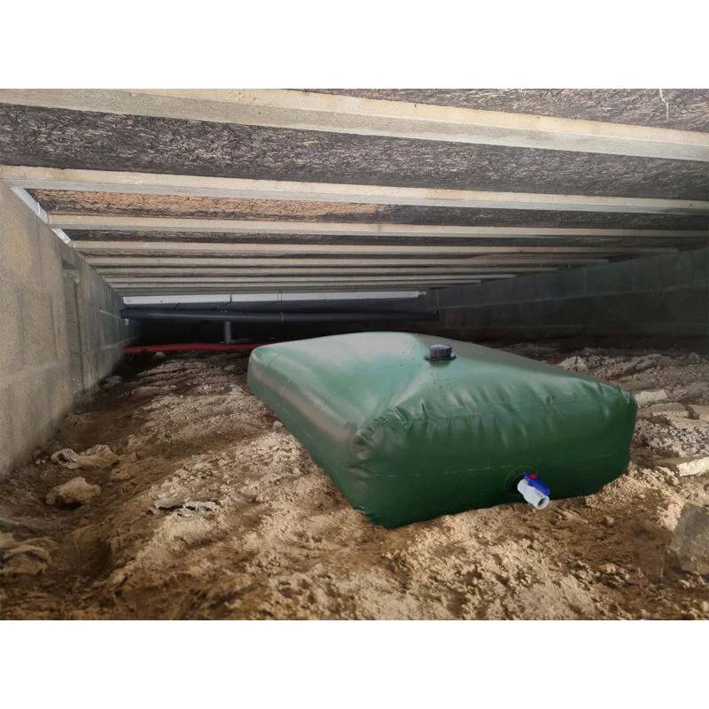 Jardibric - Récupérateur d'eau de pluie 3000L souple PVC vert - JARDIBRIC - Image 3