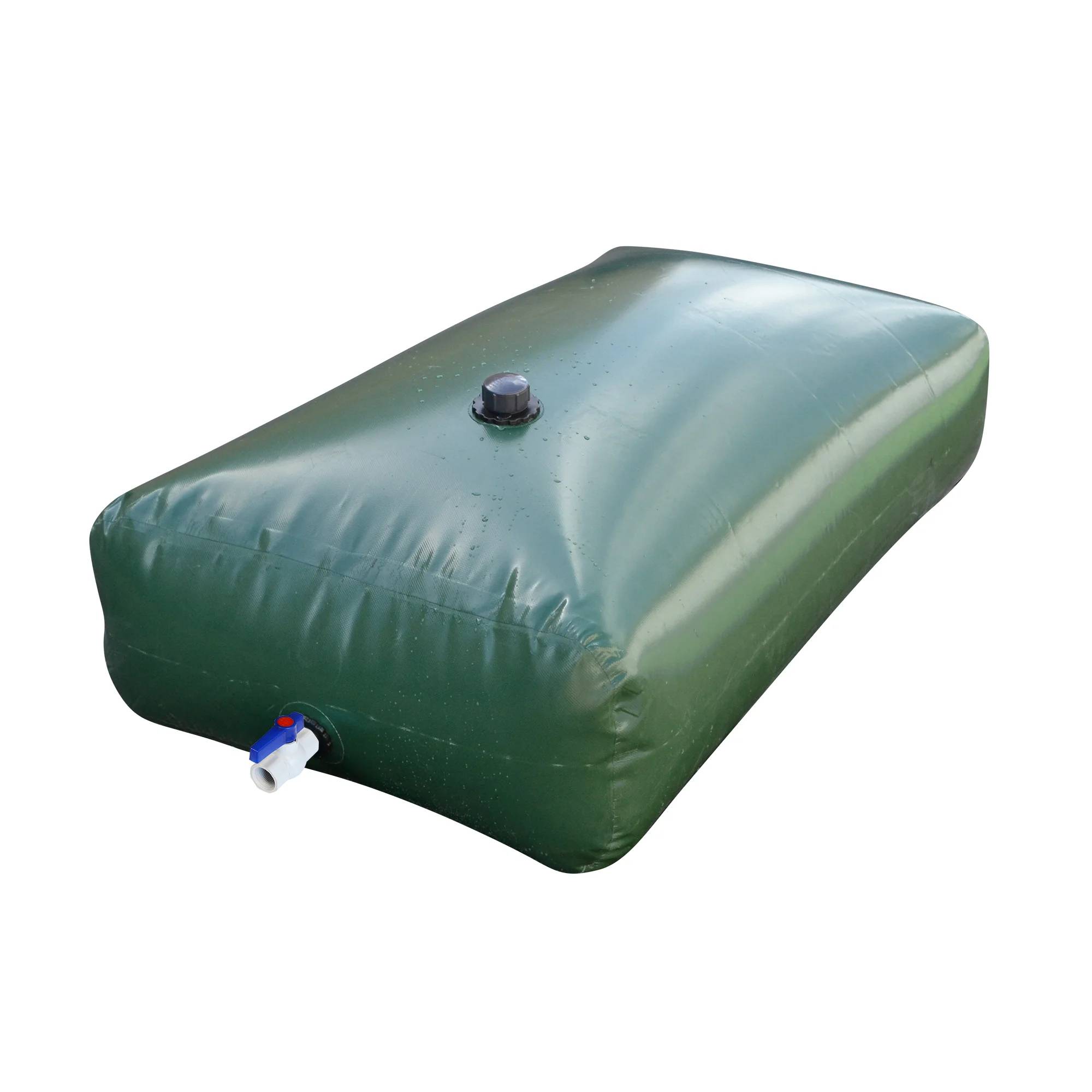 Jardibric - Récupérateur d'eau de pluie 5000L souple PVC vert - JARDIBRIC