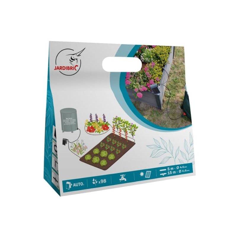 Jardibric - Kit complet d'arrosage goutte à goutte plastique gris - Jardibric - Imagen 8
