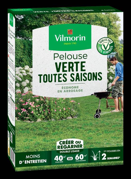 Vilmorin - Pelouse verte toutes saisons 1 kg - Vilmorin - Image 2