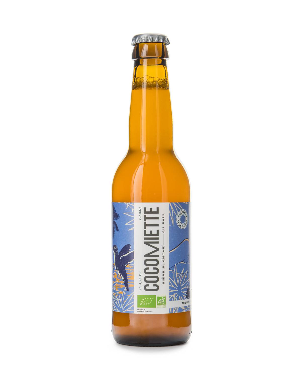 L.B.F. - Bière blanche BIO 4,2° 33 cl - Cocomiette - Imagen 1