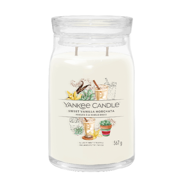 Yankee Candle - Bougie Horcata vanille douce Grande Jarre Yankee Candle