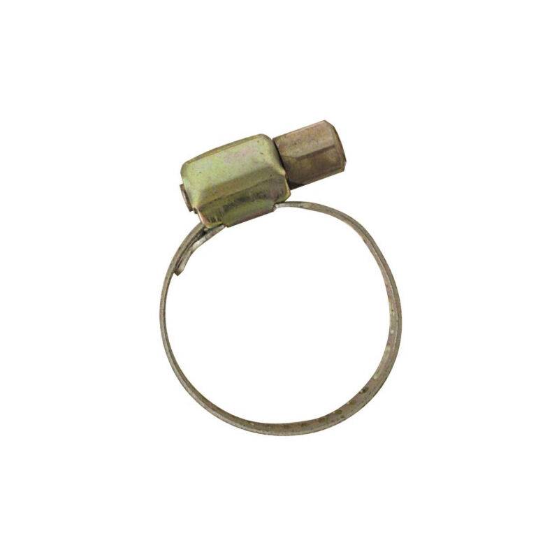 Collier bande ajourée acier de serrage, largeur 8, Ømini 25 et maxi 45, pour tuyau de Ø30 - Imagen 1