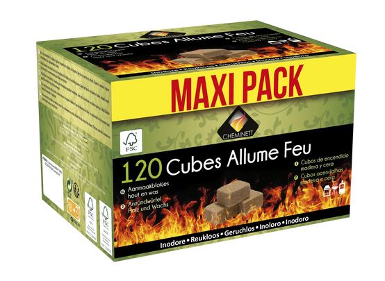 Plaque Allume-Feu Bois Cire Végétale 100% Naturel – FLAMETT - Image 2
