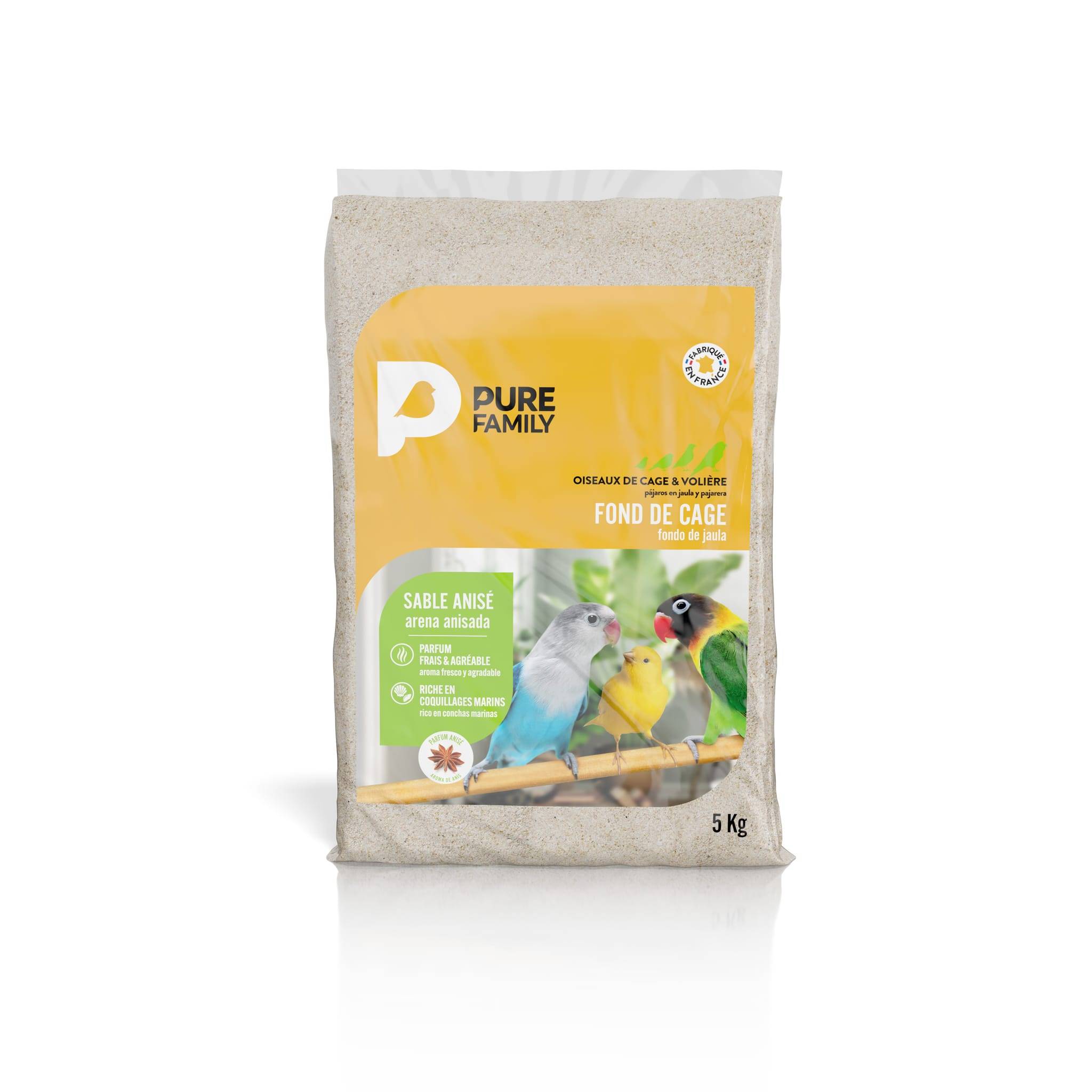 Pure Family - Fond de cage sable anis 5kg - Pure Family - Imagen 3