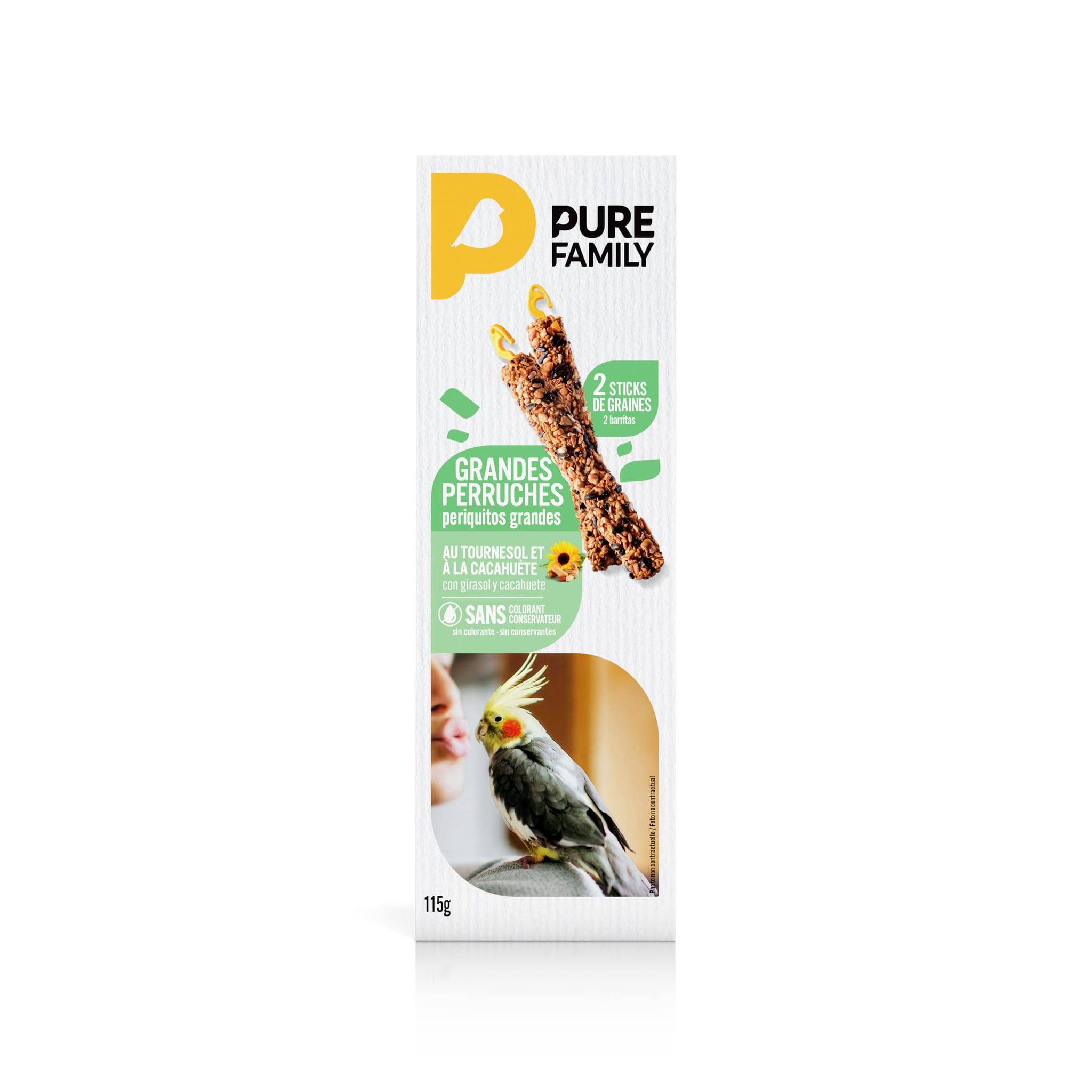 Pure Family - Stick grandes perruches x2 - Pure Family - Imagen 1
